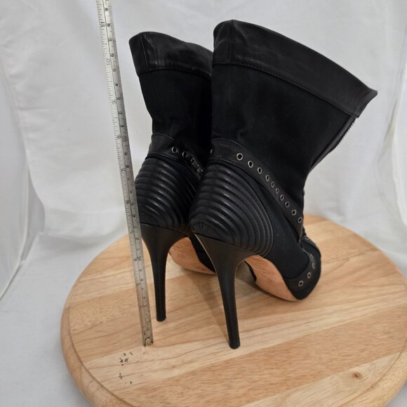 Alexander McQueen peep toe stiletto booties - Picture 16 of 16
